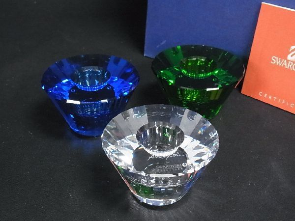 1円 □美品□ SWAROVSKI スワロフスキー クリスタル キャンドル