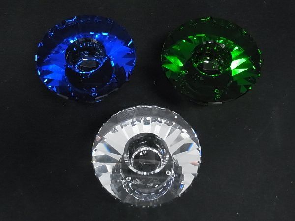 1円 □美品□ SWAROVSKI スワロフスキー クリスタル キャンドル