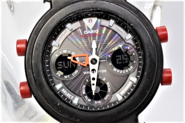 Casio AWG-500J-1A 500j Wva - Waveceptor Shock CASIO Wave Solar G G 