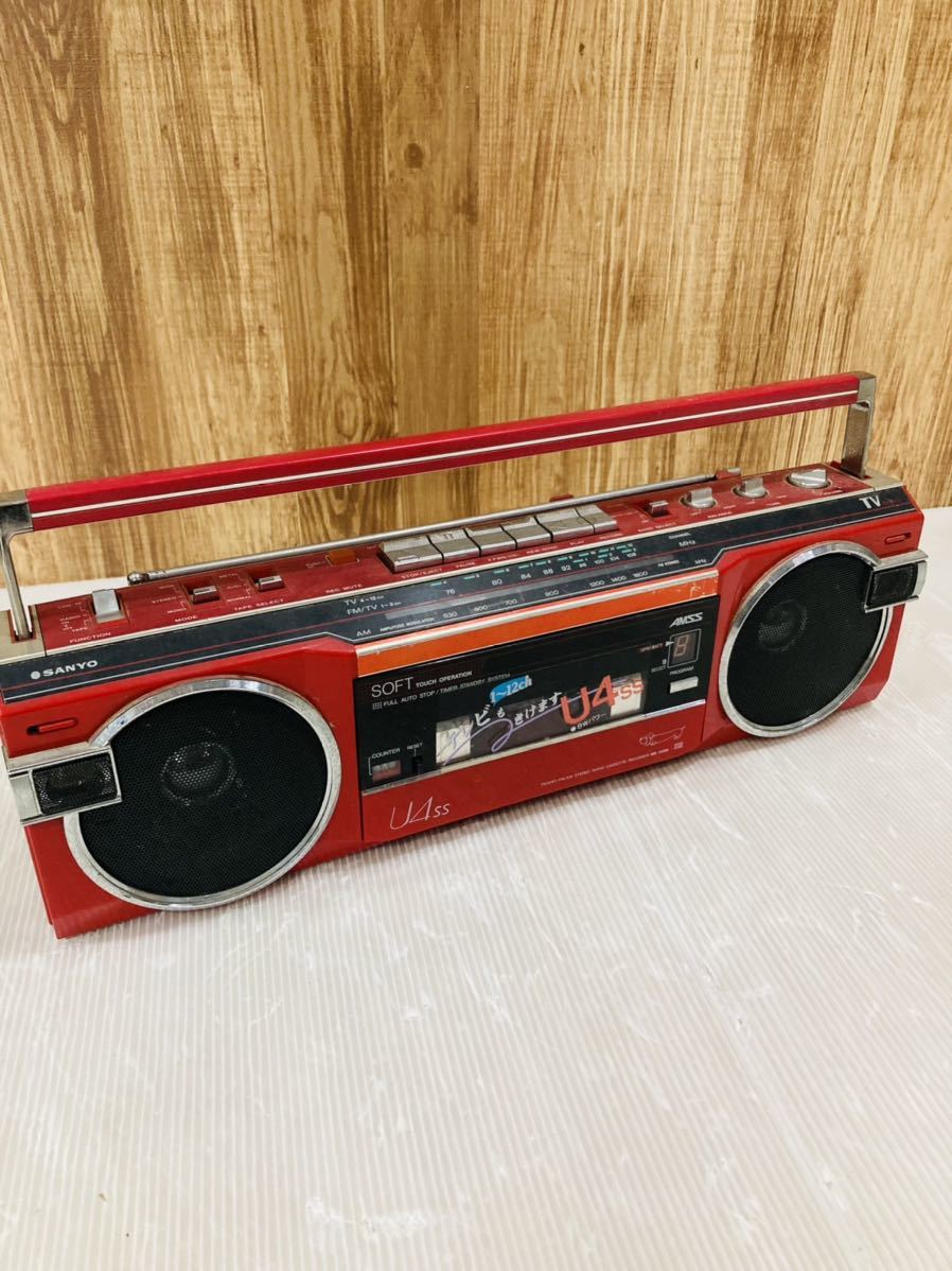 サンヨー SANYO 昭和レトロ ラジカセ - Yahoo!オークション MR-U4SS