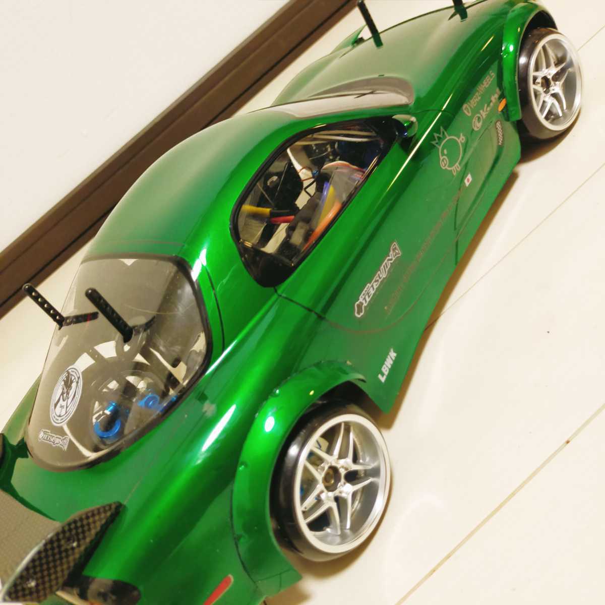 タミヤ 1/10 ラジコン ボディ マツダ FD3S RX-7 ドリフト LED