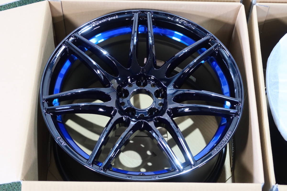 <新品未使用品!即納!>ウェッズ WedsSport SA-77R 18in 9.5J+45 PCD100 BLC2 4本 レクサスCT プリウス 86 BRZ インプレッサ レガシィ など