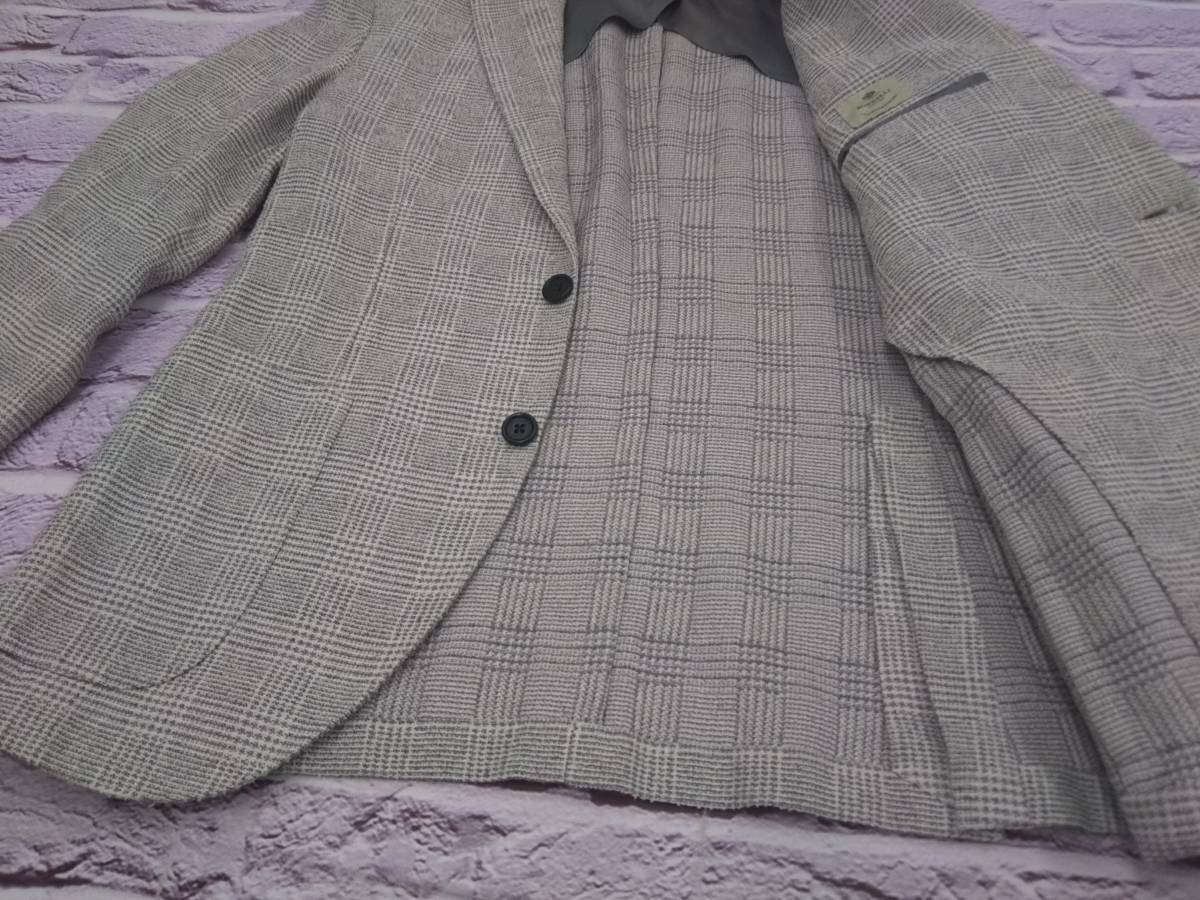 LUIGI BORRELLI NAPOLI ◇PROCIDA JACKET◇ グレンチェック 3B段返り