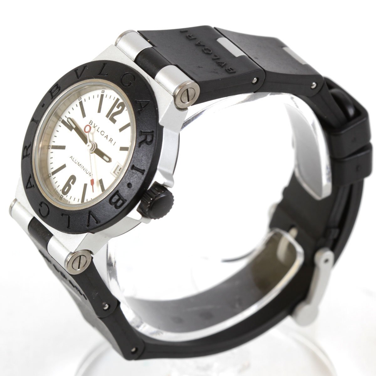 美品『USED』 BVLGARI ブルガリ アルミニウム AL29TA 腕時計 クォーツ