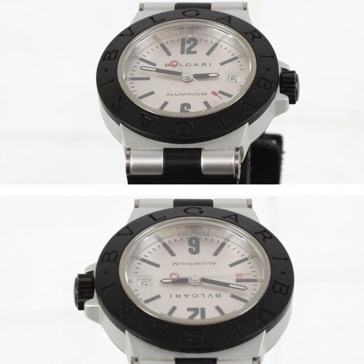 美品『USED』 BVLGARI ブルガリ アルミニウム AL29TA 腕時計 クォーツ