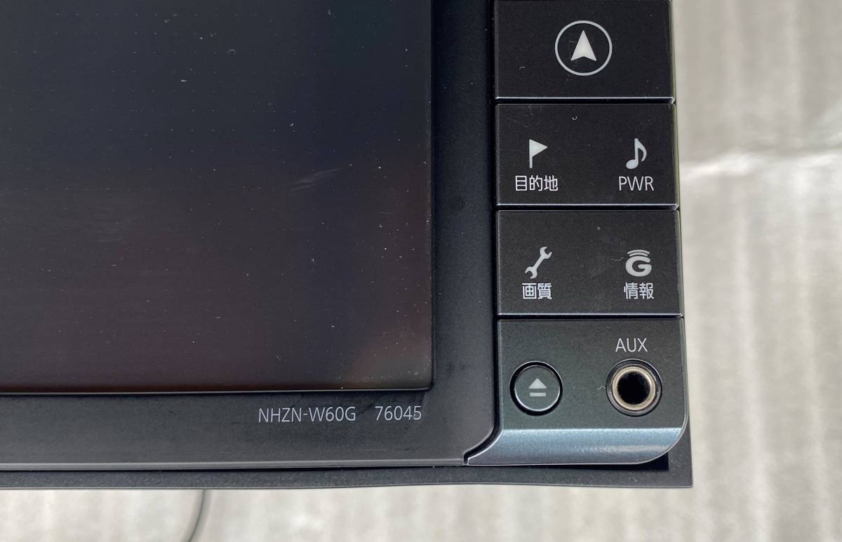 トヨタ純正 HDDナビゲーション NHZN-W60G CD DVD SD AUX