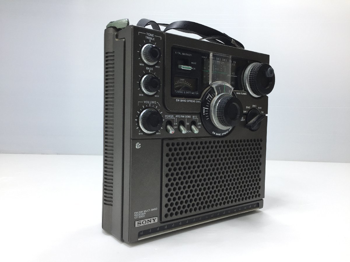 SONY ICF-5900 スカイセンサー ソニー ラジオ 昭和レトロ BCLラジオ FM