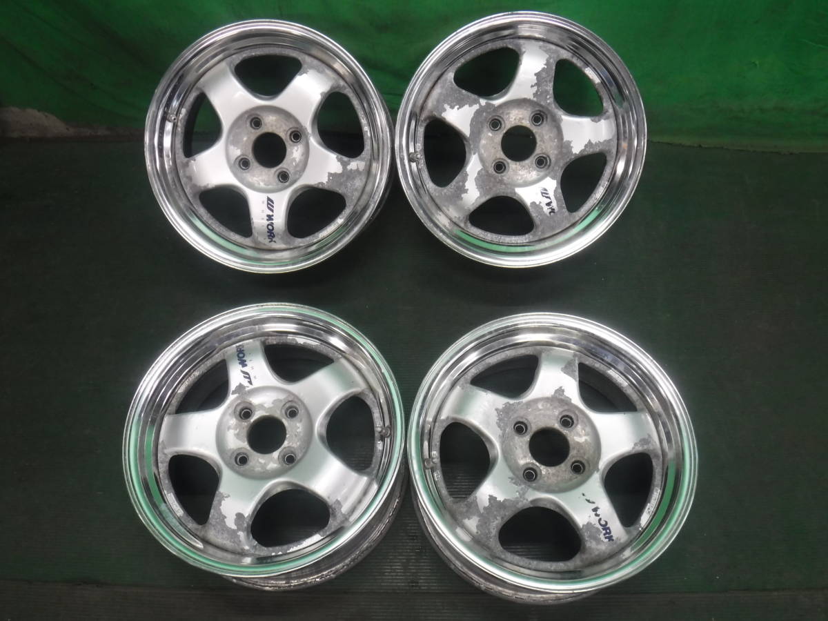 ☆ ホイール 4本 WORK MEISTER S1 ワークマイスター 15インチ 15×6.5JJ 