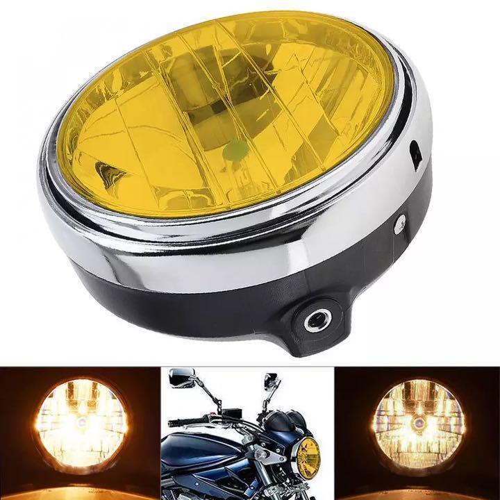 汎用 ヘッドライト イエローレンズ マルチリフレクター CB400SF NC31