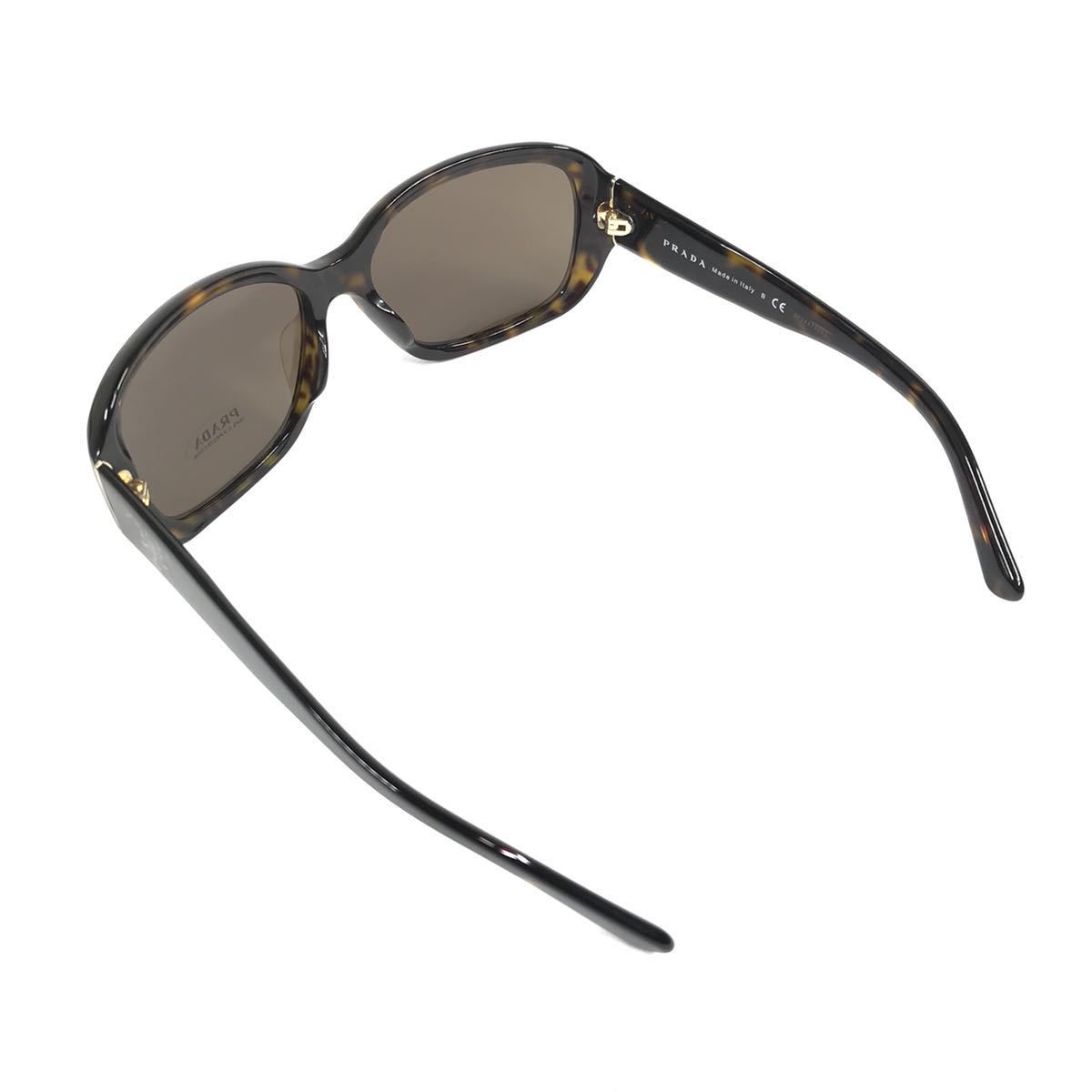 PRADA　プラダ　サングラス　SPR31N　べっ甲調　ブラウン 未使用品【プラダ】本物 PRADA サングラス ロゴ金具 SPR31N-A べっ甲調