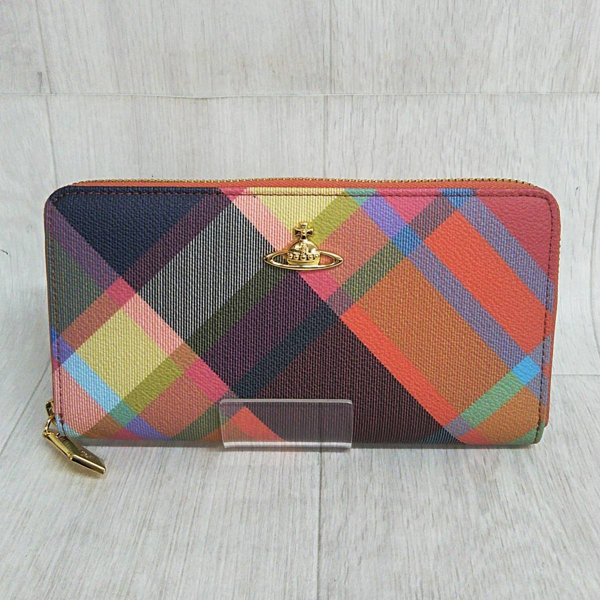 美品 VIVIENNE WESTWOOD ヴィヴィアンウエストウッド 長財布 DERBY 