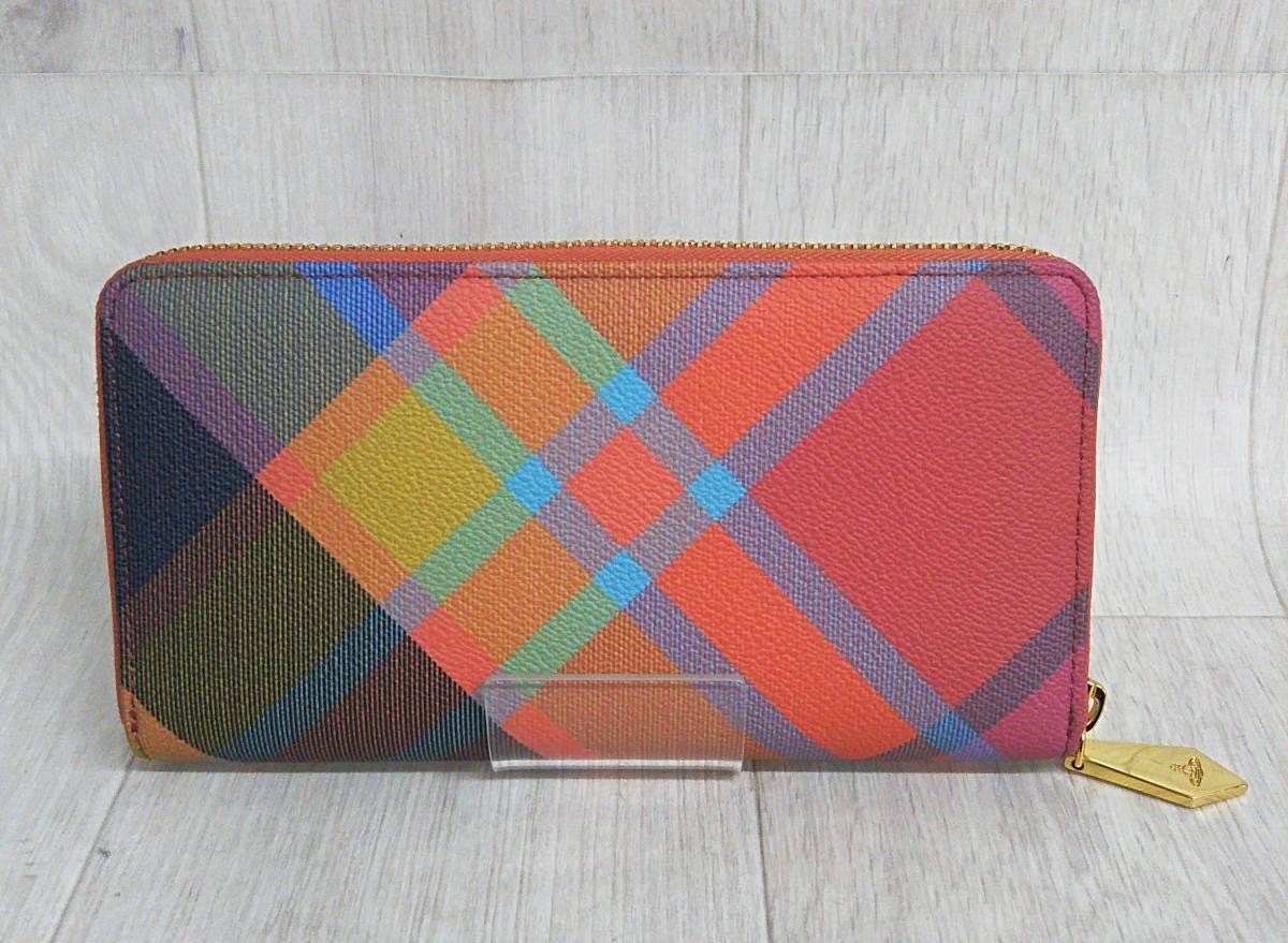 美品 VIVIENNE WESTWOOD ヴィヴィアンウエストウッド 長財布 DERBY 