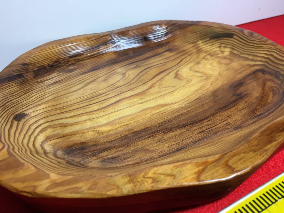 世界遺産 お皿 工芸品 逸品 屋久杉で創った丸皿(高橋工芸