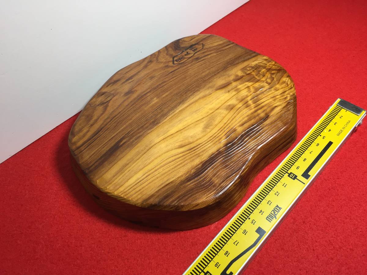 世界遺産 お皿 工芸品 逸品 屋久杉で創った丸皿(高橋工芸