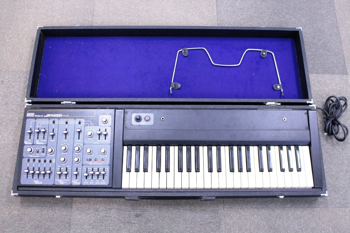 【ジャンク】Roland SH-3A アナログシンセサイザー 通電確認済み Roland SH-3A ビンテージアナログシンセサイザー モノフォニック 希少