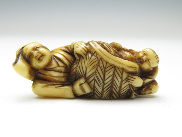 人物 人物根付／検＝印籠／お締め16g（初品・買取品・堤物） 根付／検