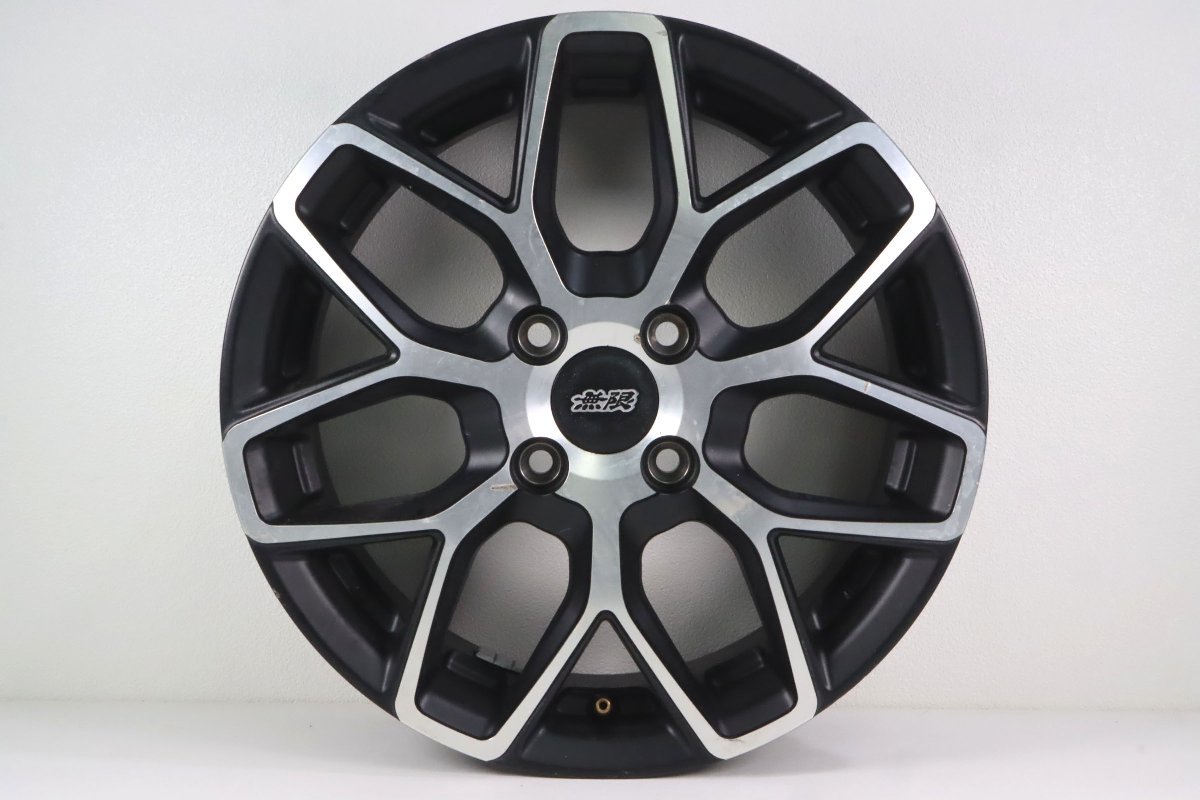 無限 MUGEN ホイール MDY フラットブラックミラーフェイス 15×5J イン