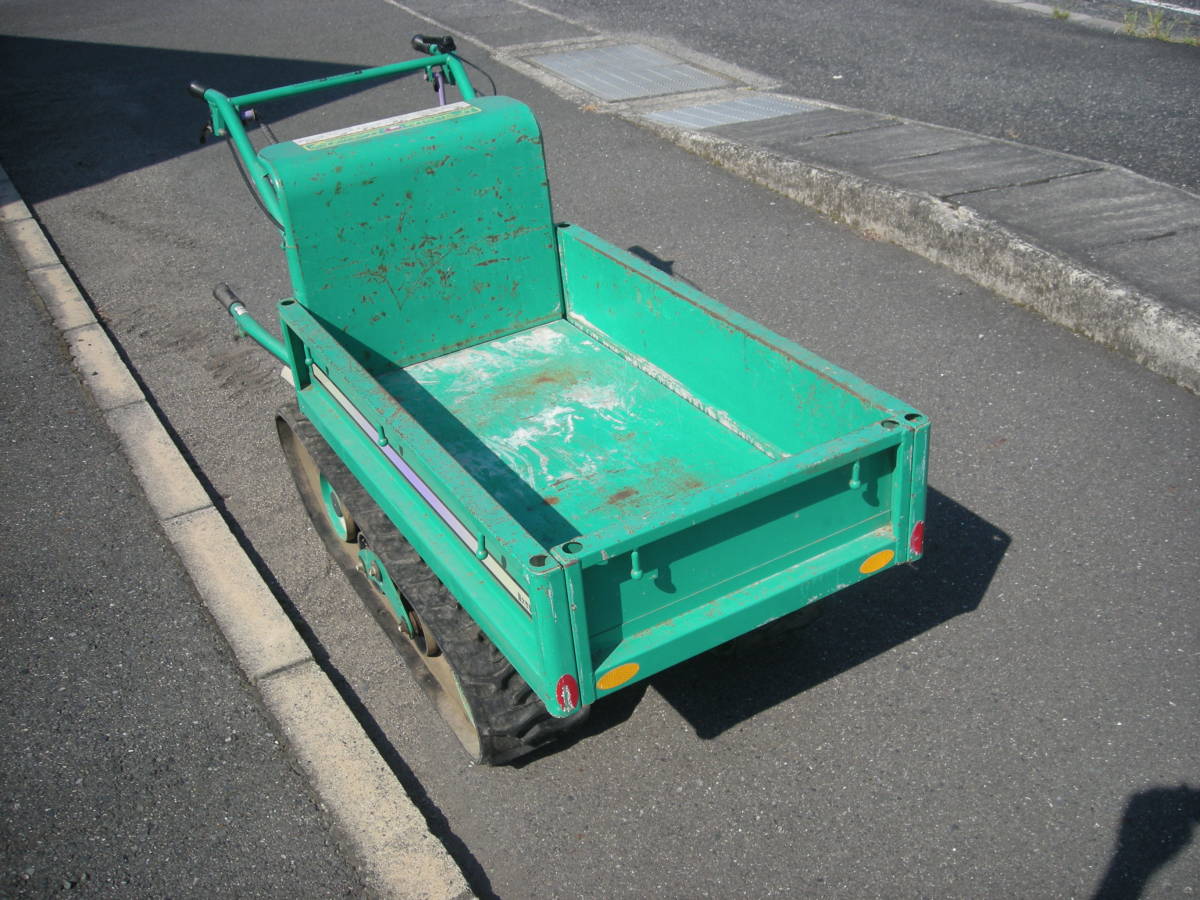 筑水キャニコム クローラ運搬車 BP412 手動ダンプ 最大積載量250kg