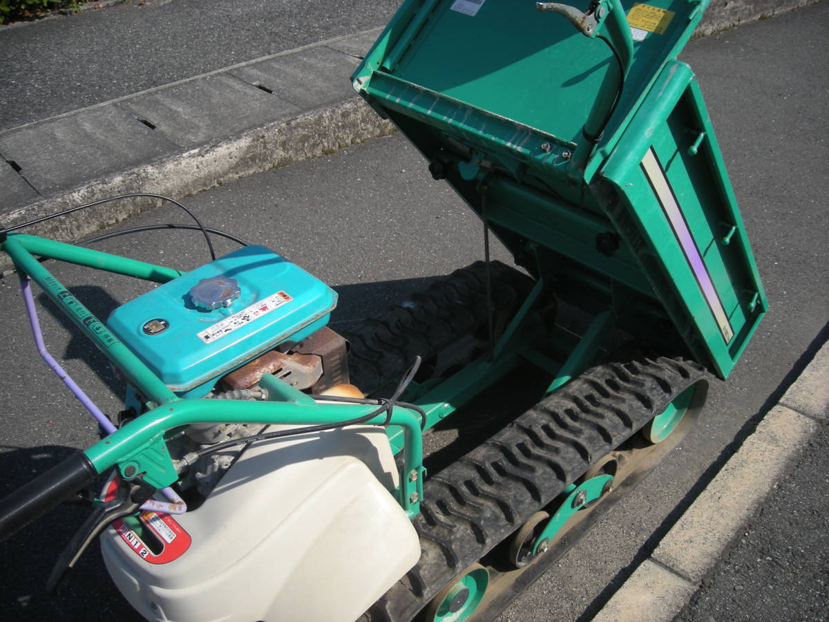 筑水キャニコム クローラ運搬車 BP412 手動ダンプ 最大積載量250kg 