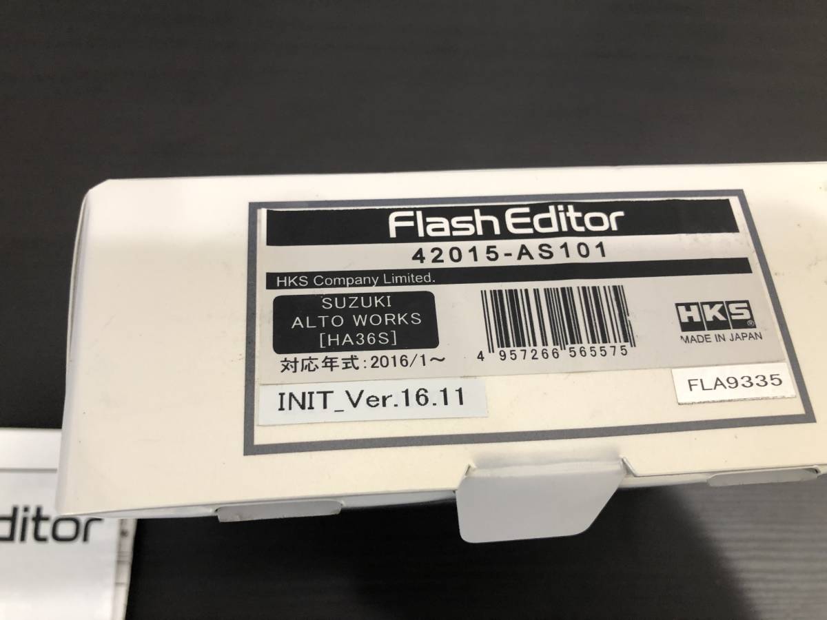 HKS HA36S FLASH アルトワークス EDITOR アルト アルトワークス｜Yahoo!フリマ - 42015-AS101 フラッシュエディター スズキ用 5056-2 EDITORフラッシュエディター アルトワークスHA36S フラシュエディター アルトワークス・HA36S