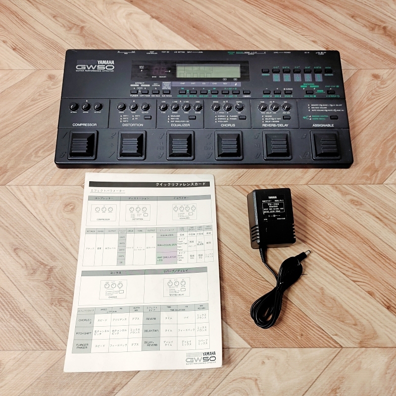 【得価，SALE】 YAMAHA ヤマハ GW50 マルチエフェクター クイックリファレンスカード付(マルチエフェクター)｜売買されたオークション情報、yahooの商品情報をアーカイブ公開 - オークファン エフェクター
