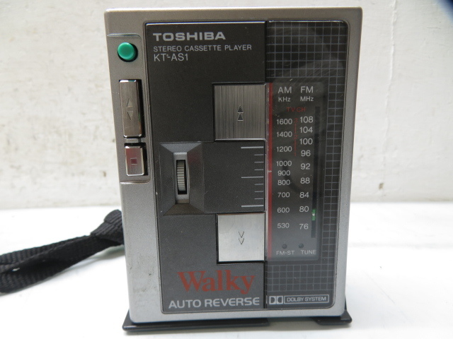 38011 SONY 東芝 カセット デッキ ラジオ 携帯 FM AM ポケット