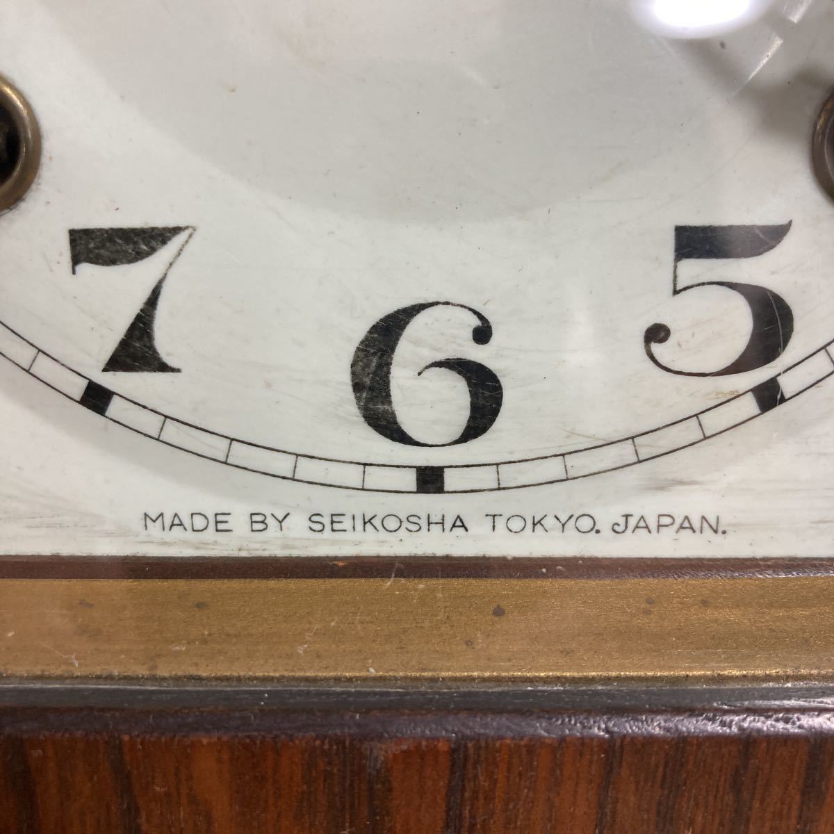 SEIKOSHA TOKYO 東京精工舎 角時計 柱時計 掛時計 ゼンマイ式時計