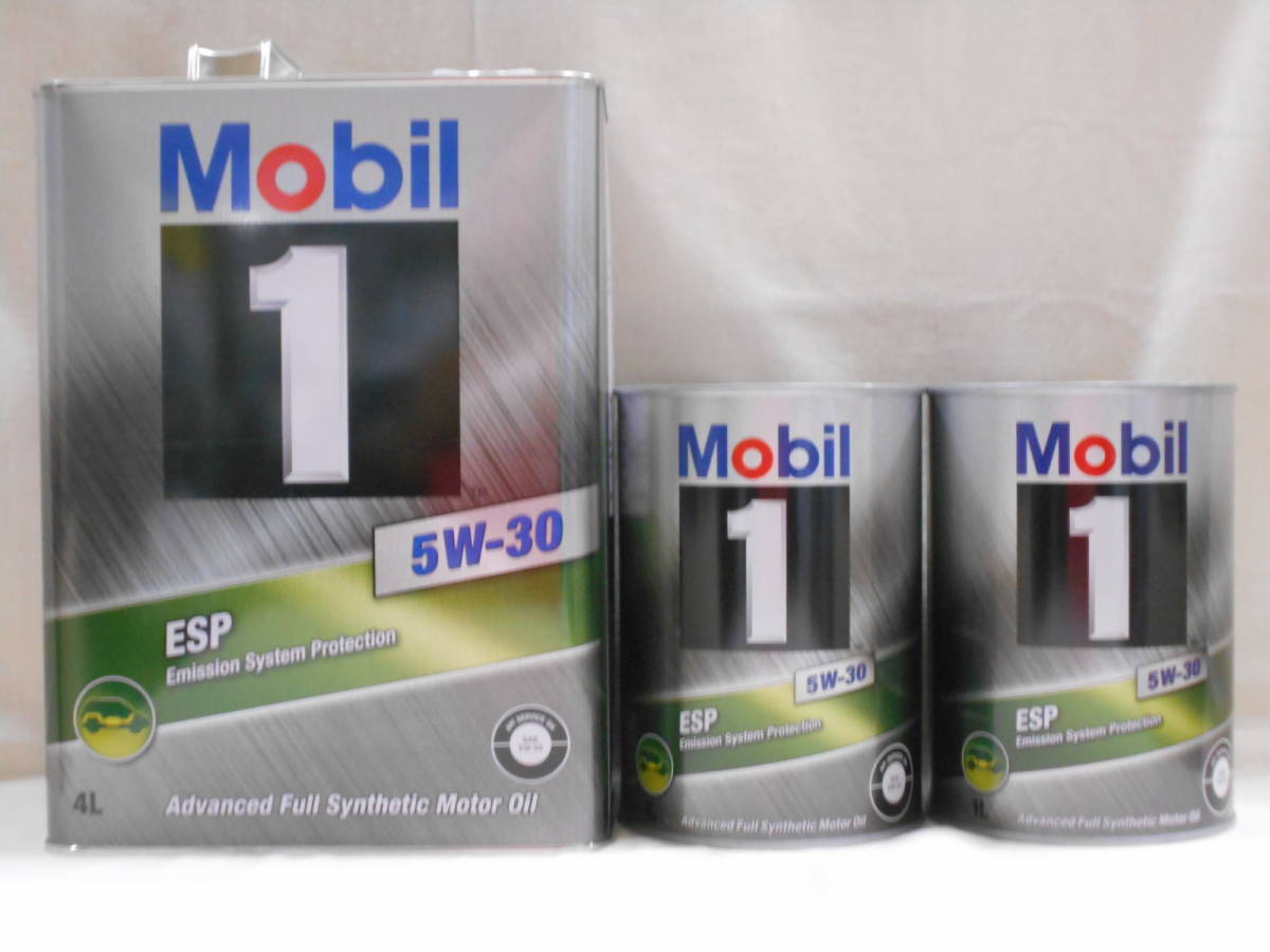 ESP Mobil 5W-30 | モービル1 Mobil1 5W30 0 エンジンオイル SP Oil 1 4L