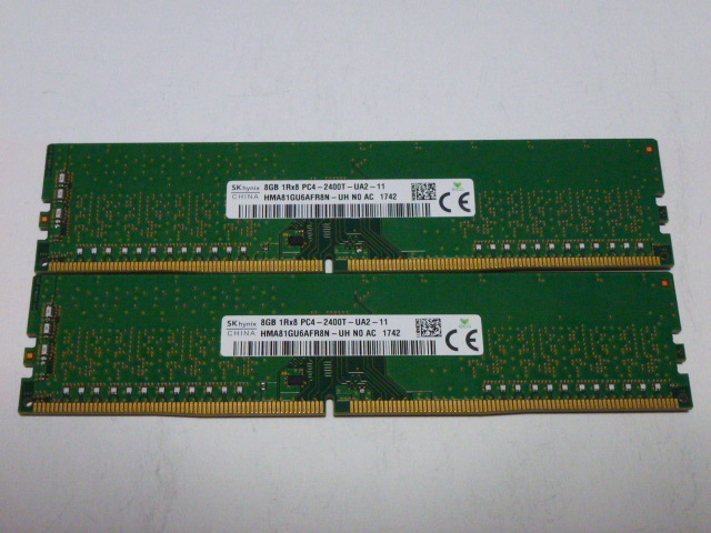 メモリ SK hynix 4GB×10 DDR4 2400MHz (B2836) 4x SK hynix 4GB 1RX16