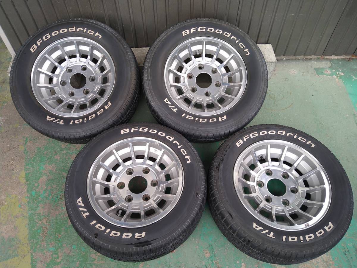 ENKEI バハ14×6J+4 139.7-6H＆BFGoodrich195/60R14 215/60R14ホワイト