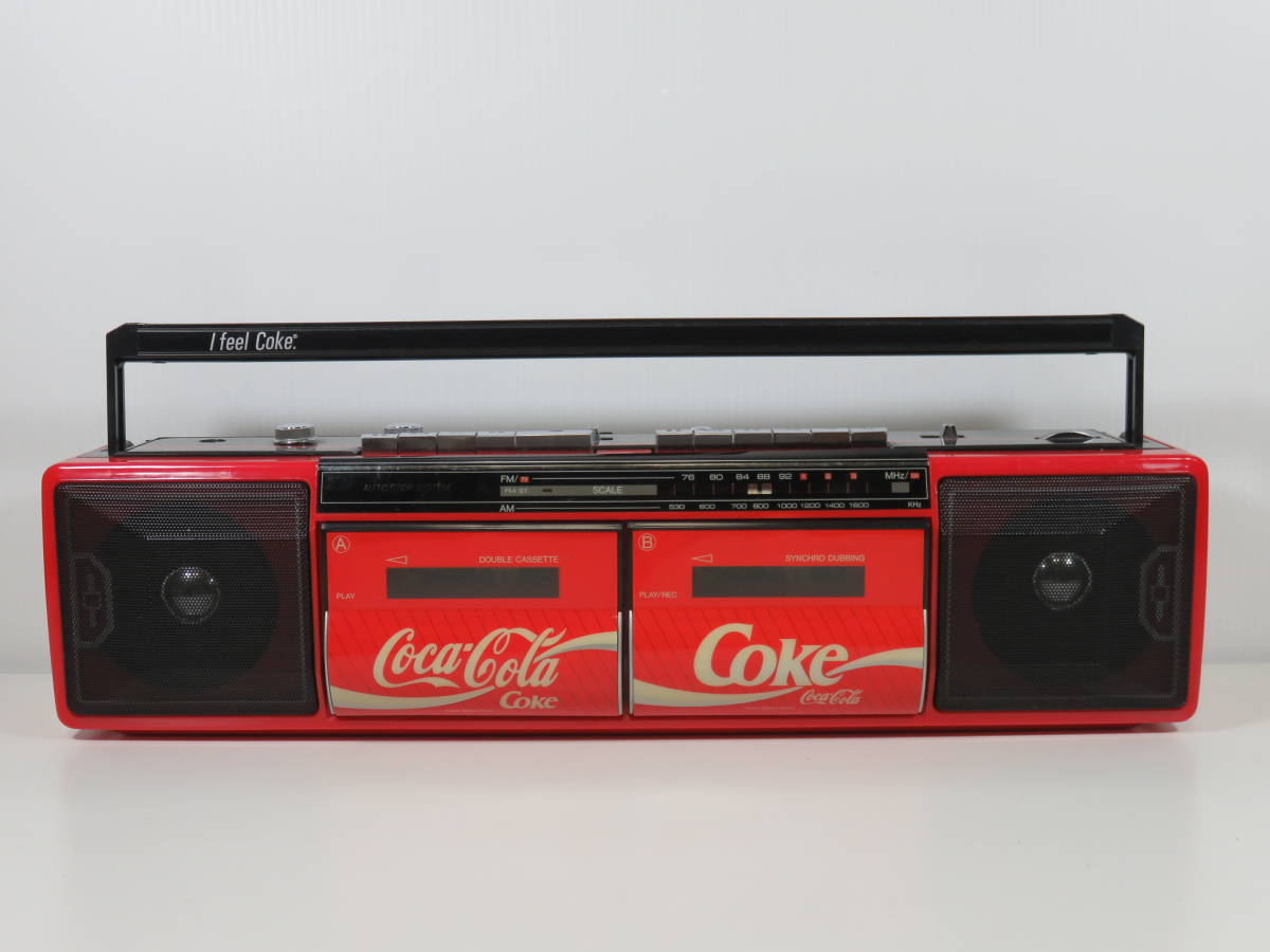 新作入荷，本物保証 COCACOLA コカ・コーラ TRC-938 ラジカセ ダブル 