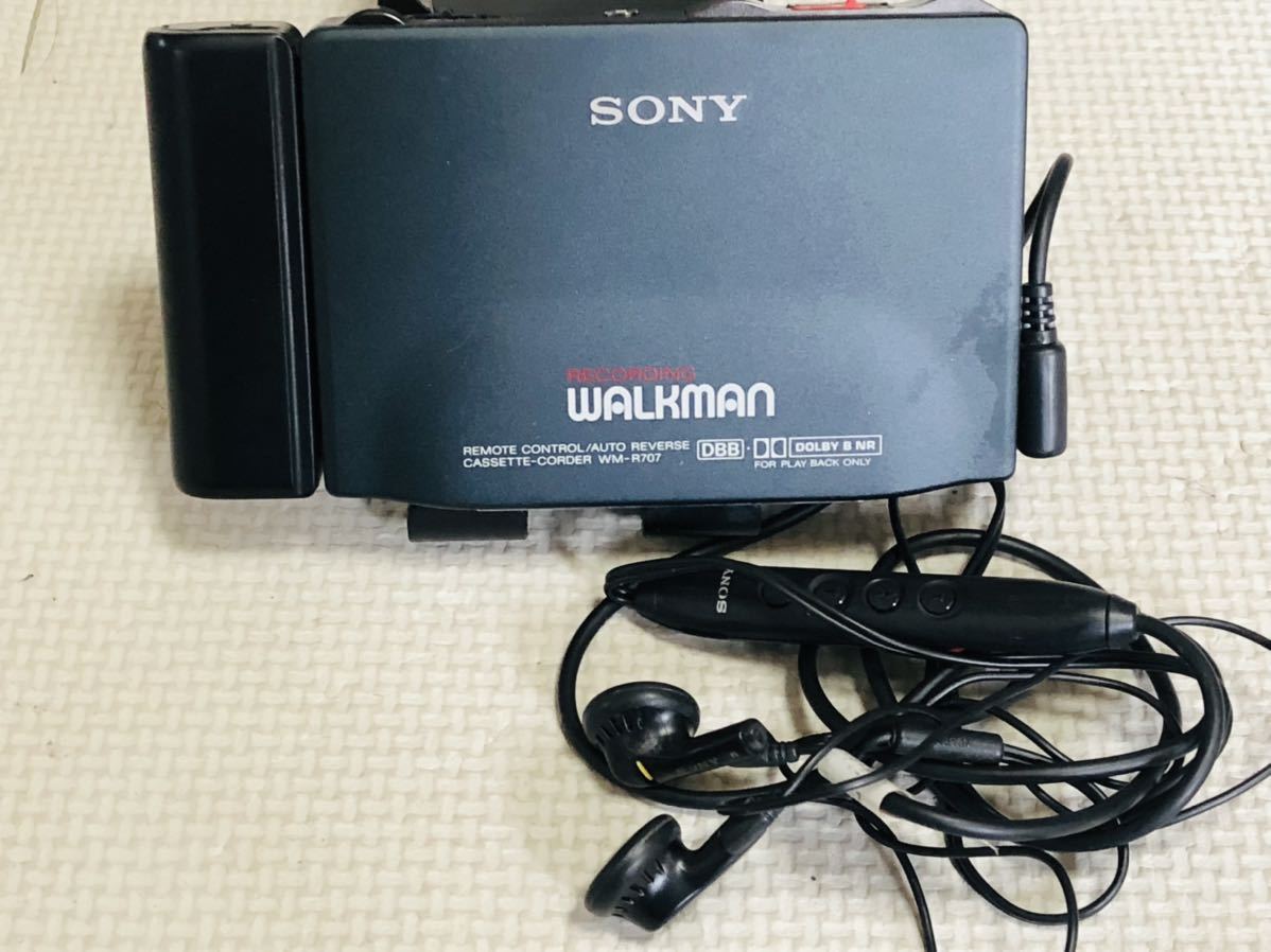  SONY ソニー ウォークマン WALKMAN カセットコーダー WM-R707 現状品(録音、再生)｜売買されたオークション情報、yahooの商品情報をアーカイブ公開 - オークファン 録音、再生