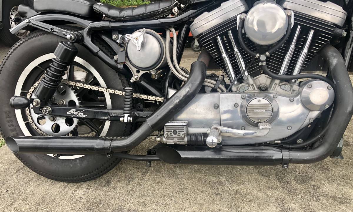 スポーツスター 社外マフラー XLH883 XLH1200 ドラッグパイプ スポーツ