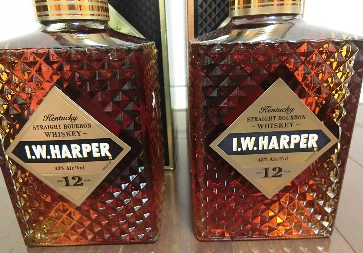I.W. HARPER バーボンウイスキー 750ml 43度 4本 IW