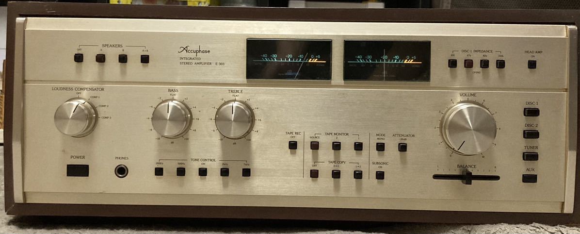 正規品，定番人気 通電確認のみ 部品取り ジャンク扱い Accuphase E