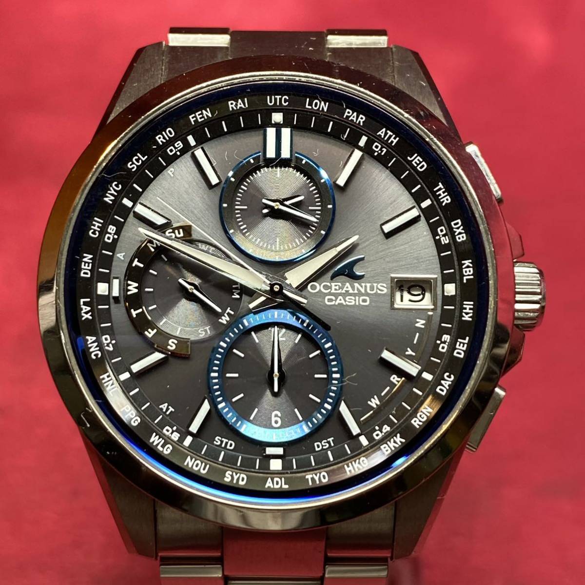 YH-2486】中古稼働品 CASIO カシオ OCEANUS オシアナス OCW-T2600-1AJF 