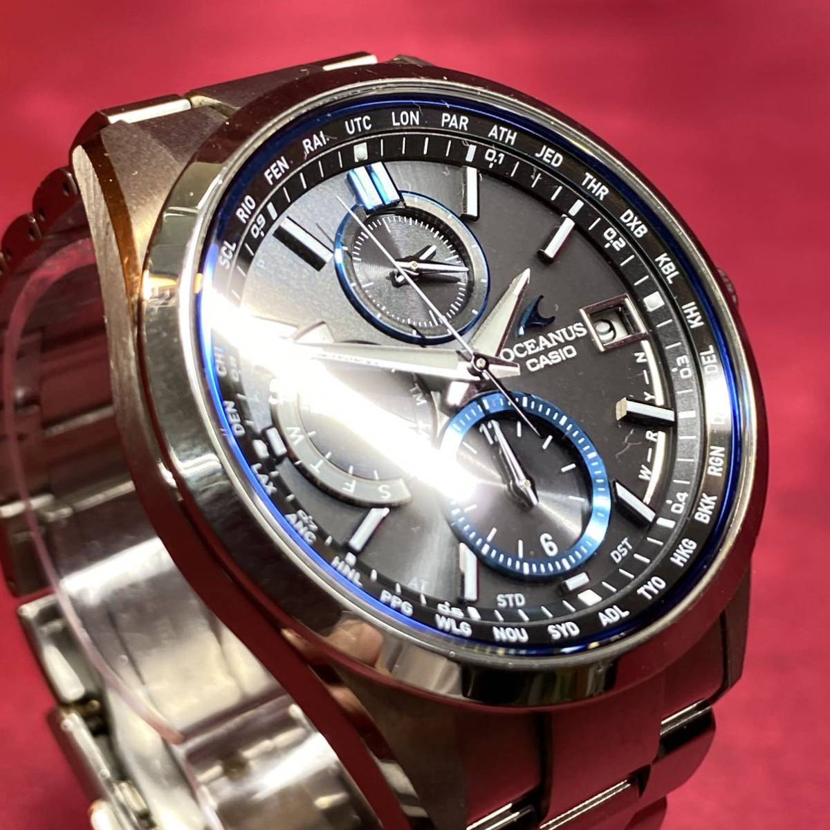 YH-2486】中古稼働品 CASIO カシオ OCEANUS オシアナス OCW-T2600-1AJF  