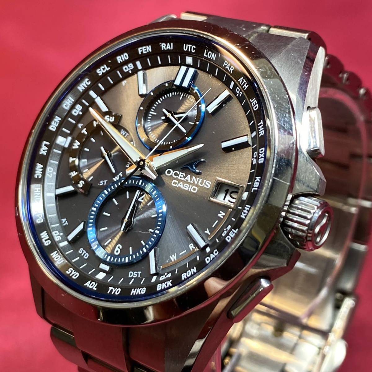 YH-2486】中古稼働品 CASIO カシオ OCEANUS オシアナス OCW-T2600-1AJF  