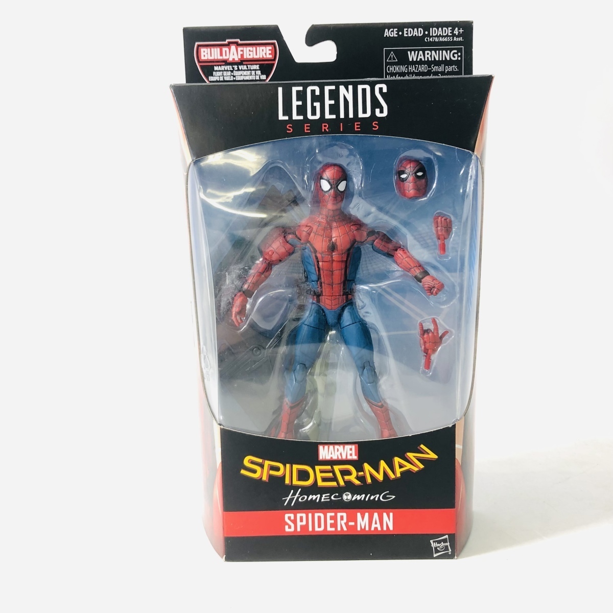 新品，2026 ハズブロ MARVEL マーベル レジェンド 6インチ アクションフィギュア スパイダーマン スパイダーマン ホームカミング版(スパイダーマン)｜売買されたオークション情報、yahooの商品情報をアー スパイダーマン