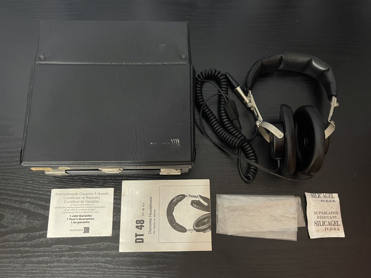 beyerdynamic/DT48/200/ビンテージ/ドイツ製/ヘッドホン/箱 説明書付き/動作確認済み/