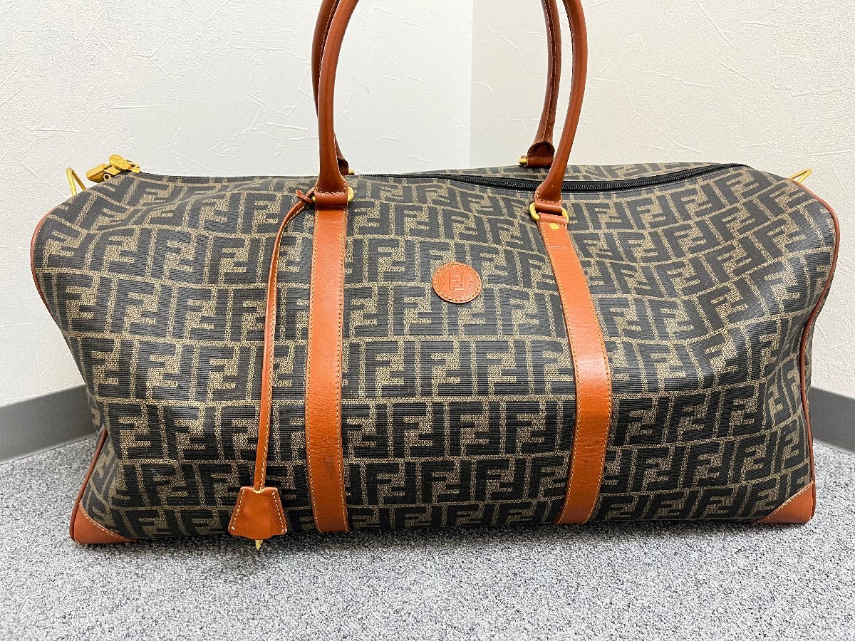 FENDI フェンディ ボストン バッグ ショルダーバッグ バッグ ズッカ柄 