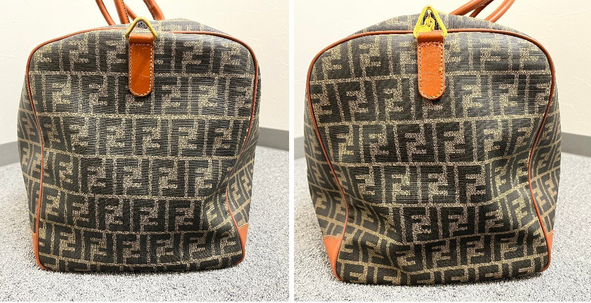 FENDI フェンディ ボストン バッグ ショルダーバッグ バッグ ズッカ柄 
