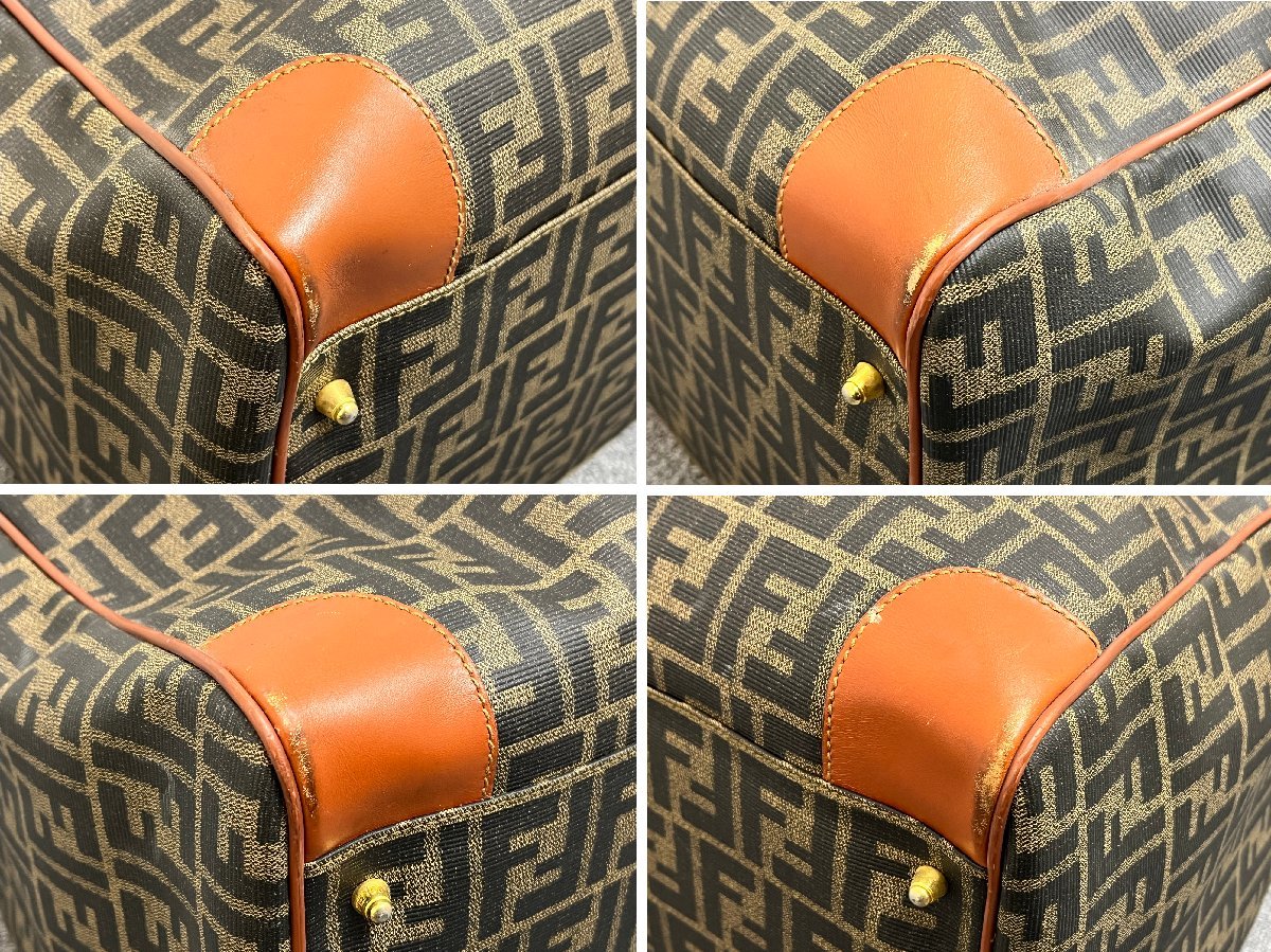 FENDI フェンディ ボストン バッグ ショルダーバッグ バッグ ズッカ柄 