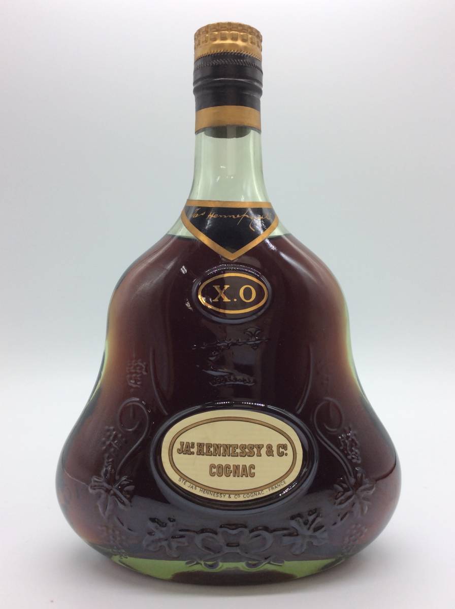 4383 未開栓 Jas.Hennessy（ジャズヘネシー）XO 金キャップ グリーン
