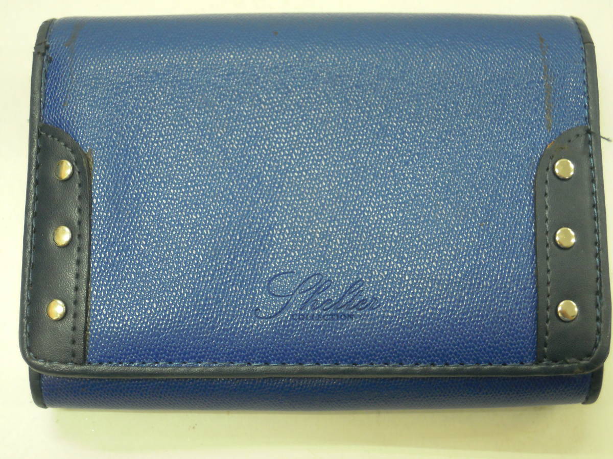 D-え-103)Shelter collection シェルター 2つ折り財布 中古(二つ折り 