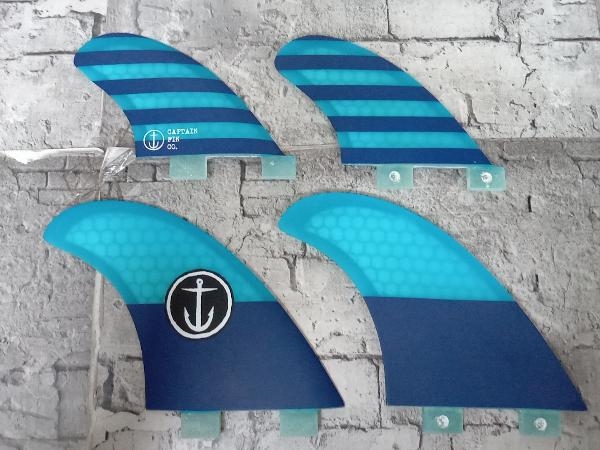 FCS Captain FIN CO. QUAD キャプテンフィン 4フィン クアッド サーフボードフィン 茅ヶ崎駅北口店 店舗受取可