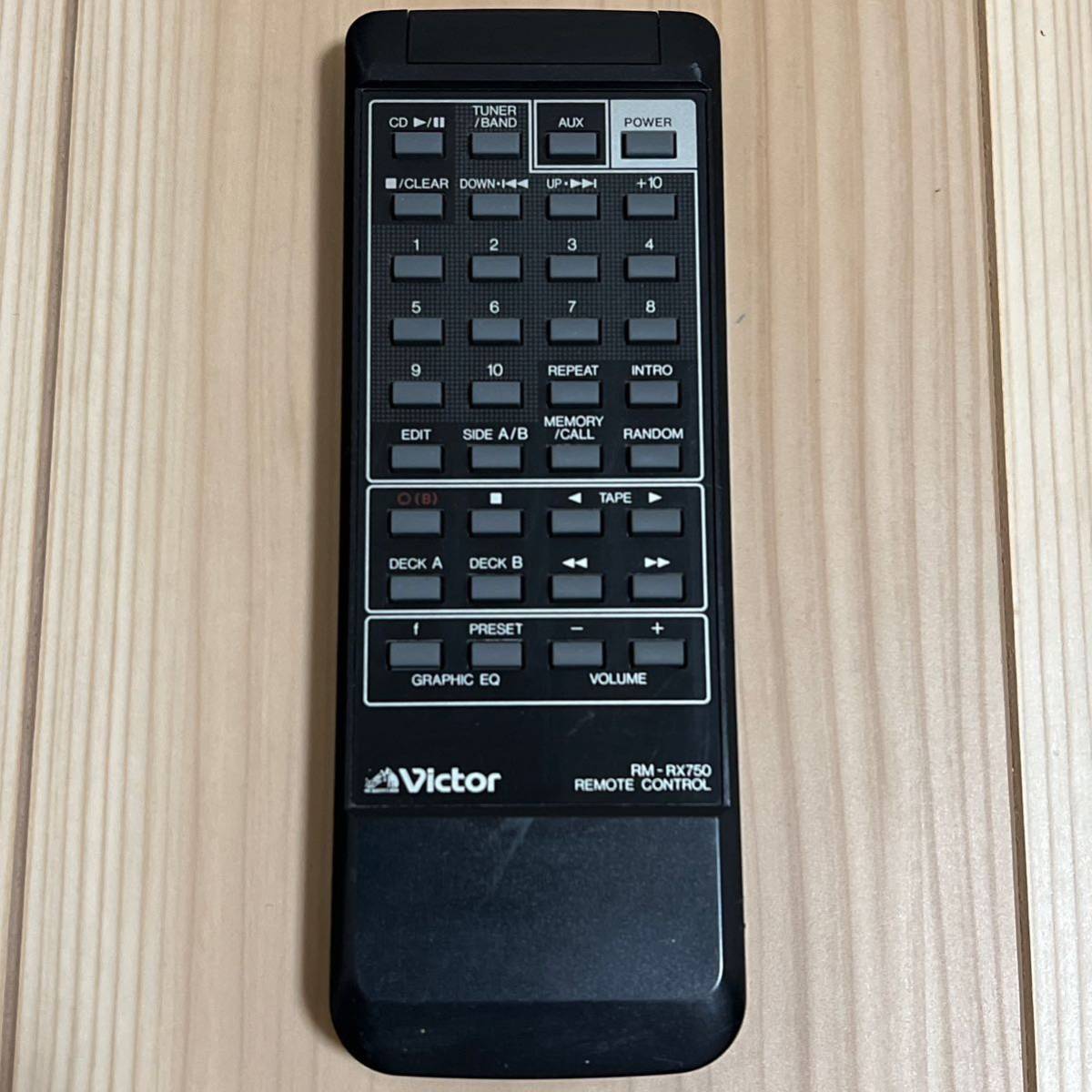 victor　CDラジカセ　RC-X750 ビクター　リモコン付き Victor ビクター CDラジカセ RC-X750 リモコン付き 動作品