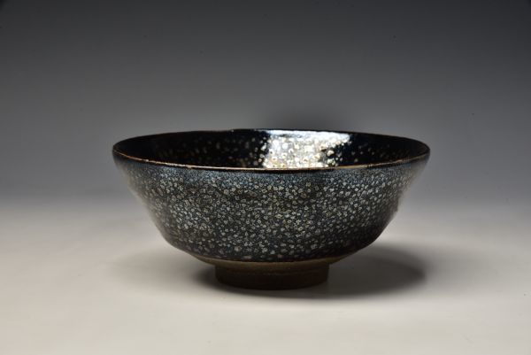 石黒宗麿 人間国宝 天目釉 油滴 天目 茶碗 茶碗 清水卯一 識 箱入 O45