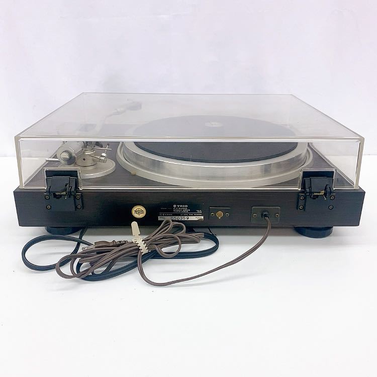 BV44 TRIO トリオ ダイレクトドライブターンテーブル KP-5050 再生機器 音響道具 レコード 音楽 レトロ 通電OK 動作未確認 中古 現状品_8