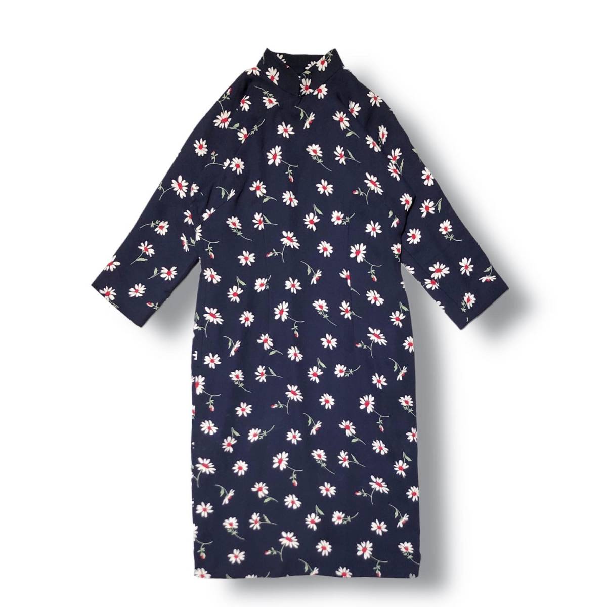 極美品コムデギャルソン コムコム 22SS 花柄チャイナシャツ ネイビー S 22ss COMME des GARCONS flower china onepiece コムデギャルソン 極美品コムデギャルソン コムコム 22SS 花柄チャイナシャツ ネイビー S 22ss COMME des GARCONS flower china onepiece コムデギャルソン